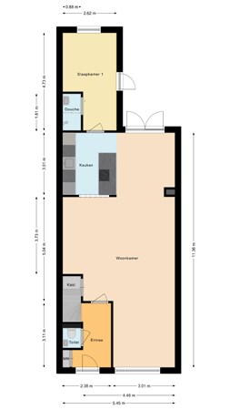 Floorplan - Iepengaard 10, 5051 ZM Goirle